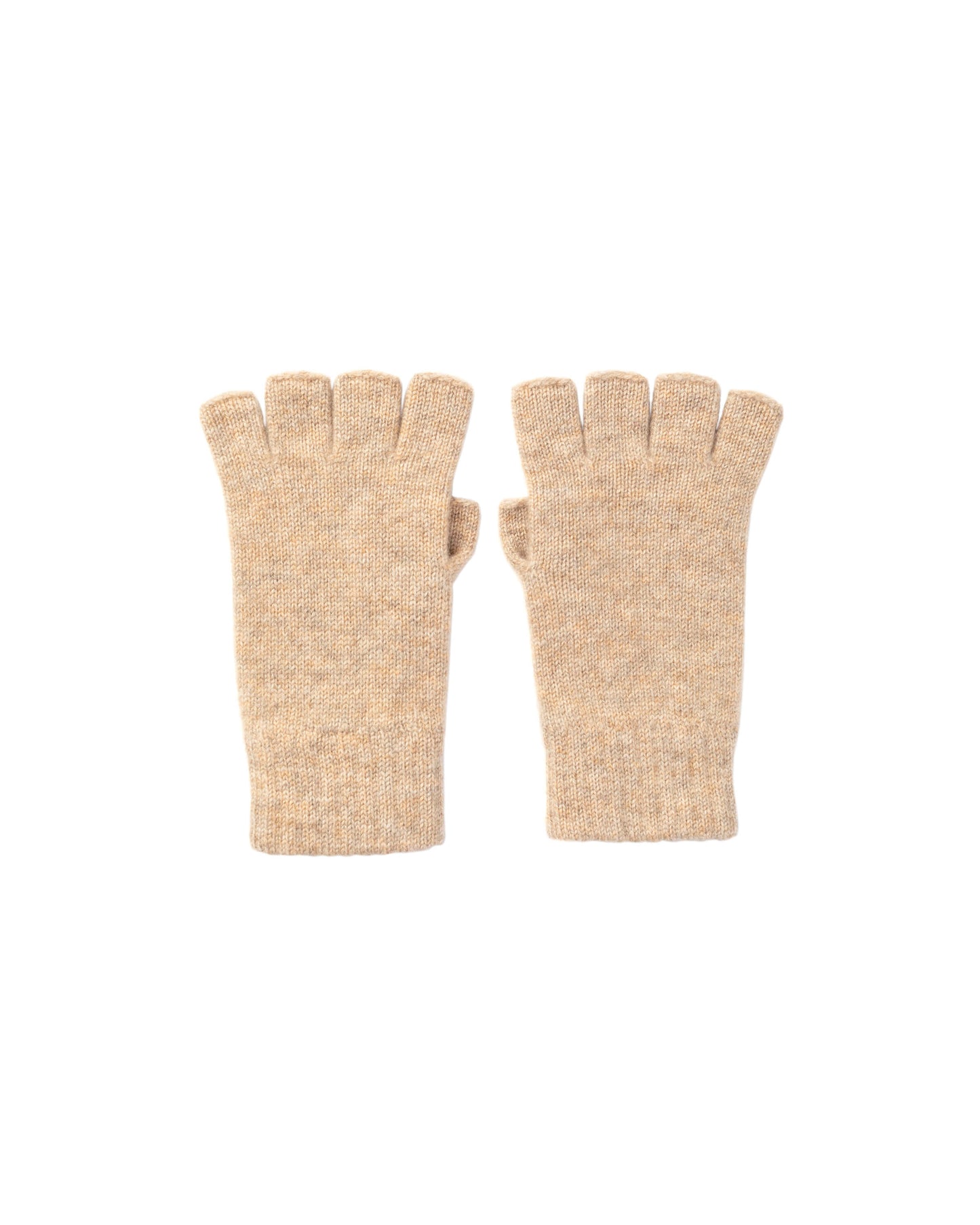 Johnstons of Elgin Natural Fingerless Cashmere Gloves 2025GIFTSET5B