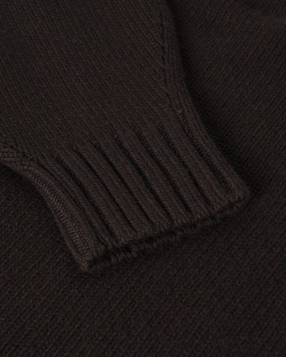 Johnstons of Elgin AW25 Women's Knitwear Iron Relaxed Grey Cashmere Jumper details KAB05562SC7330