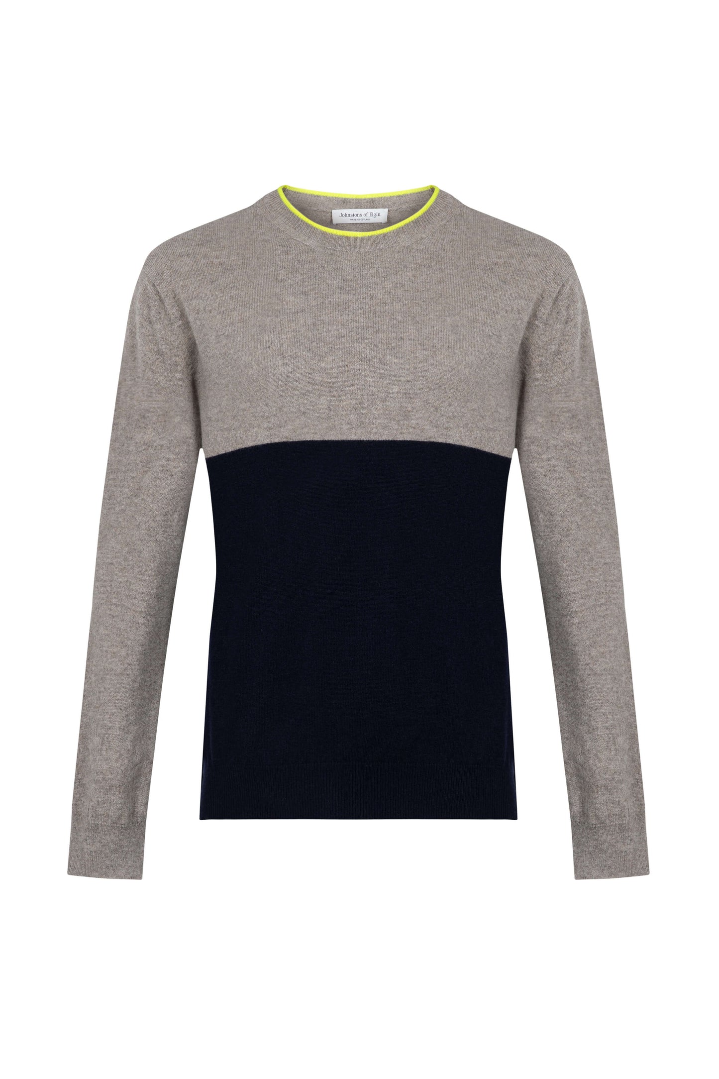 Unisex Colour Block Cashmere Sweater
