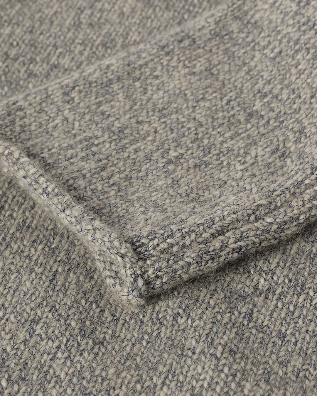 JOHNSTONS OF ELGIN KESTER FUNNEL NECK SWEATER BLUE 100% CASHMERE KBB01067HB4453