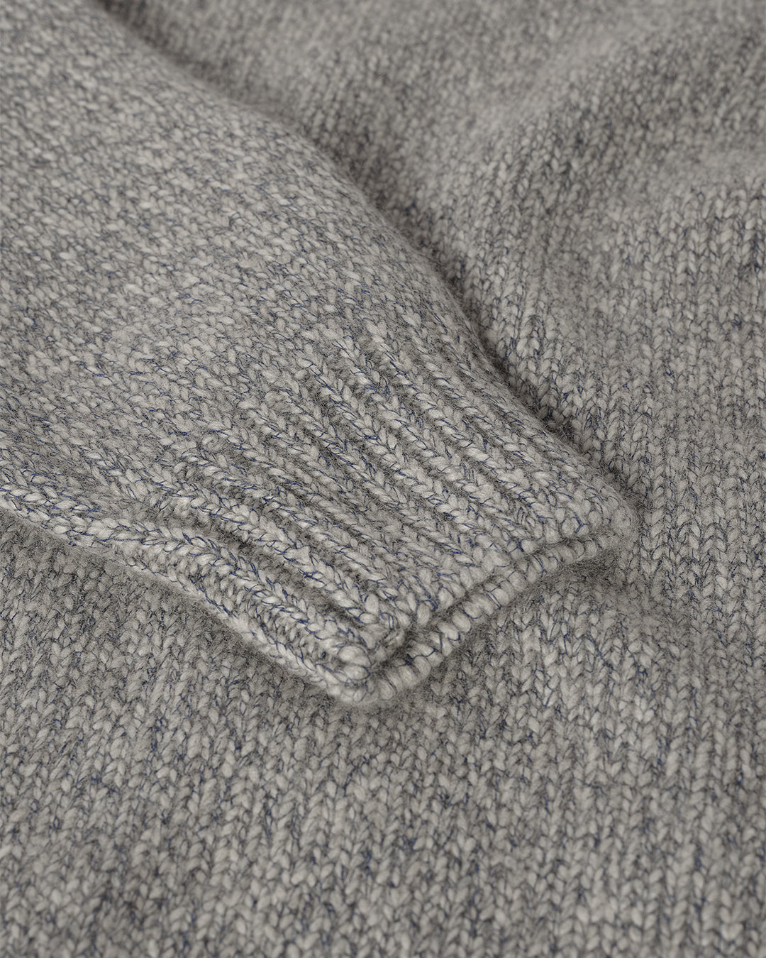 JOHNSTONS OF ELGIN WOMENS BAY CREW SWEATER BLUE 78% CASHMERE 22% COTTON KBB01068HD4499