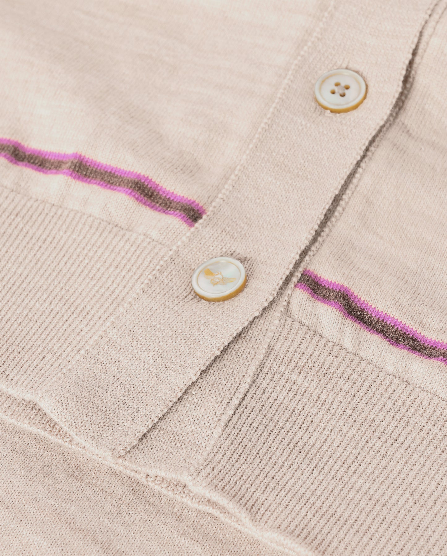 JOHNSTONS OF ELGIN WOMENS BRAE SHORT SLEEVE CREW CARDIGAN NATURAL 100% MERINO WOOL KBI01063Q25967