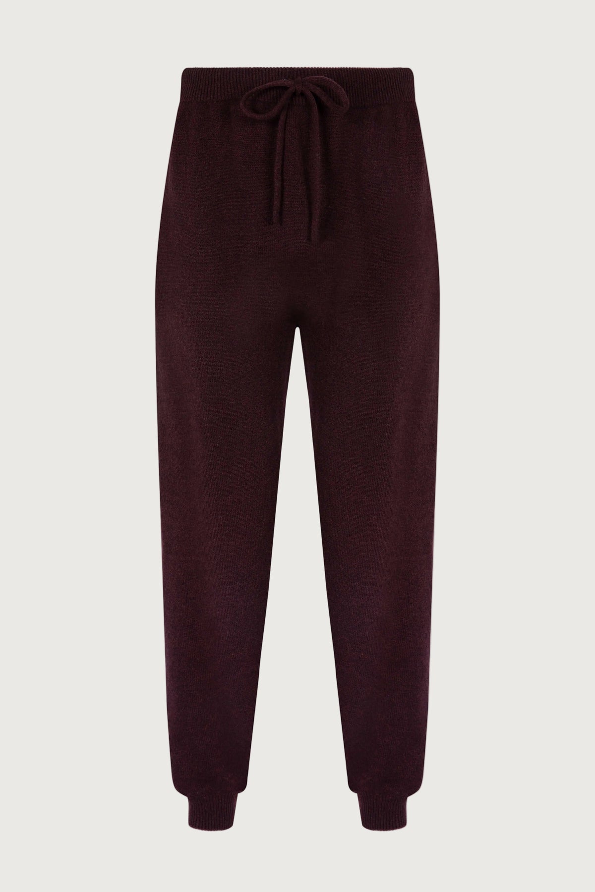 Johnstons of Elgin SS24 Men's Knitwear Malt Brown Seamless Cashmere Cuffed Joggers KBI05155HB7084