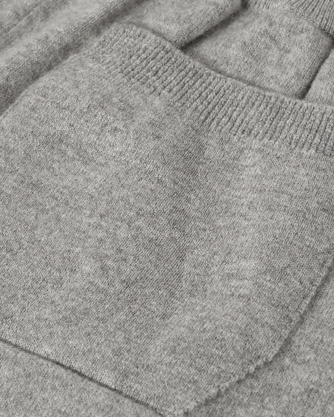 JOHNSTONS OF ELGIN MENS KIRK SWEATPANTS LIGHT GREY 97% CASHMERE 3% POLYESTER KBP00948HA0308