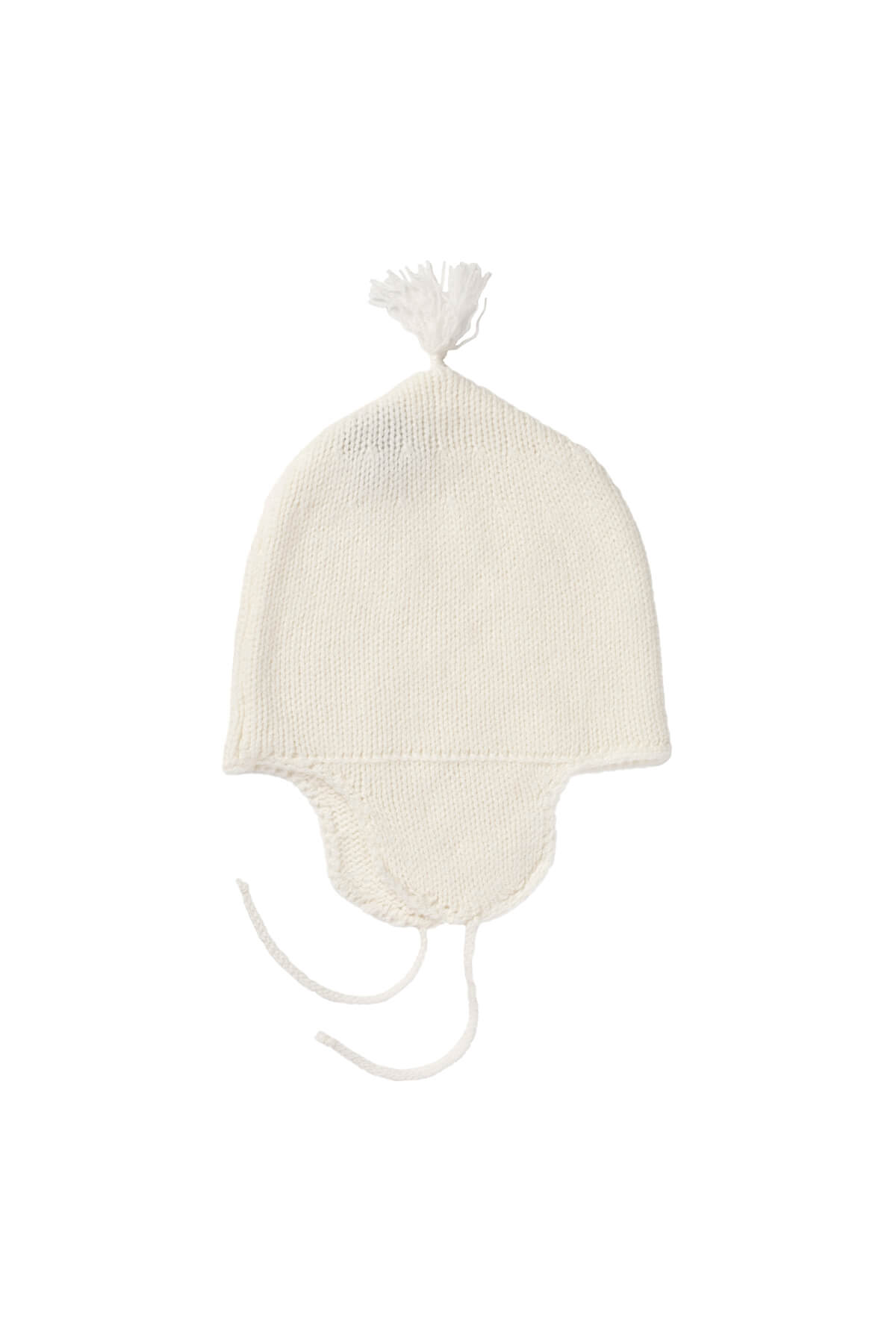 Johnstons of Elgin’s Baby's 1st Cashmere Accessories Gift Set with White Cashmere Baby Hat on a white background AW21GIFTSET20A