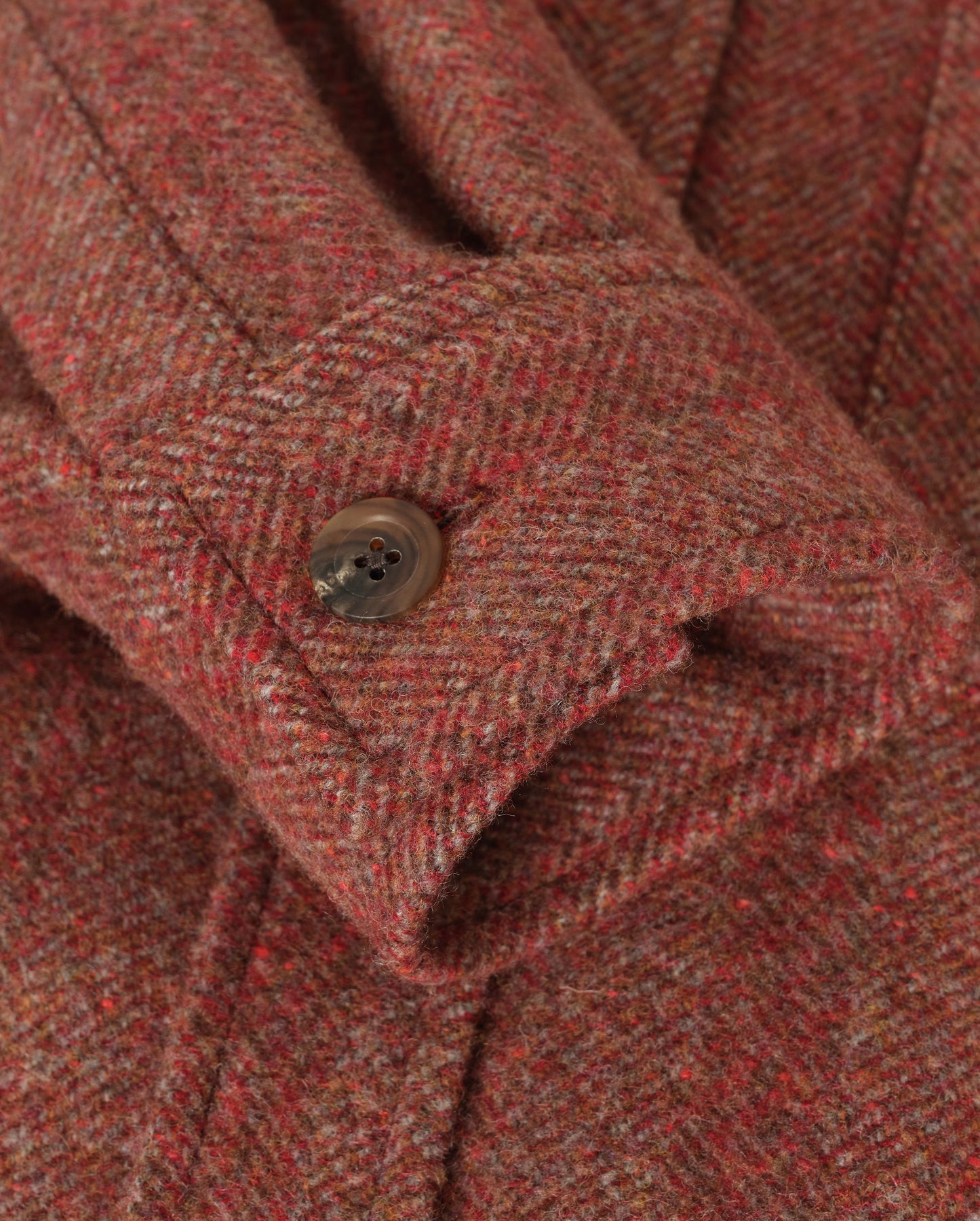 JOHNSTONS OF ELGIN MENS ATHOLL CASHMERE WOOL OVERSHIRT 50% CASHMERE, 50% WOOL TB000843RU7859