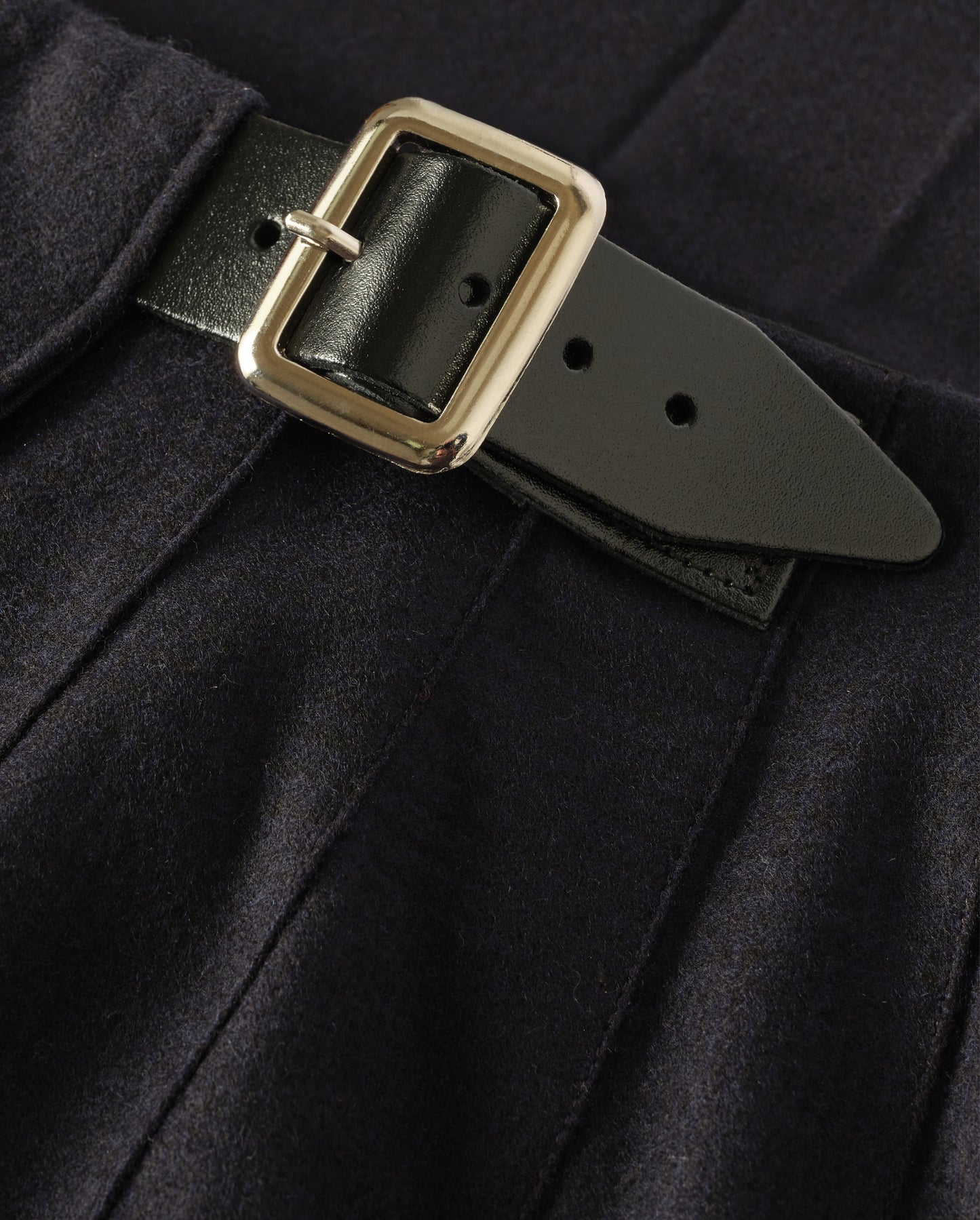 JOHNSTONS OF ELGIN LE KILT LONG KILT IN NAVY CHECK TB000844RU7752