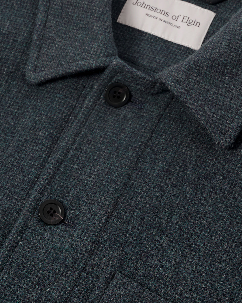 Johnstons of Elgin Men's Tailoring Navy Weavers Jacket TD000429RU7472