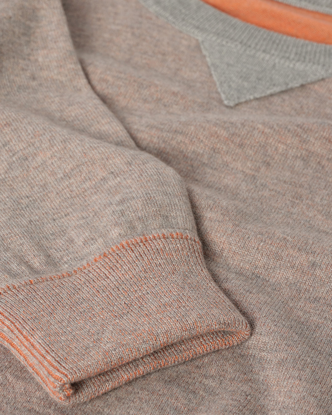 JOHNSTONS OF ELGIN MENS BEACH SWEATSHIRT PINK 100% CASHMERE UBU01065Q25954