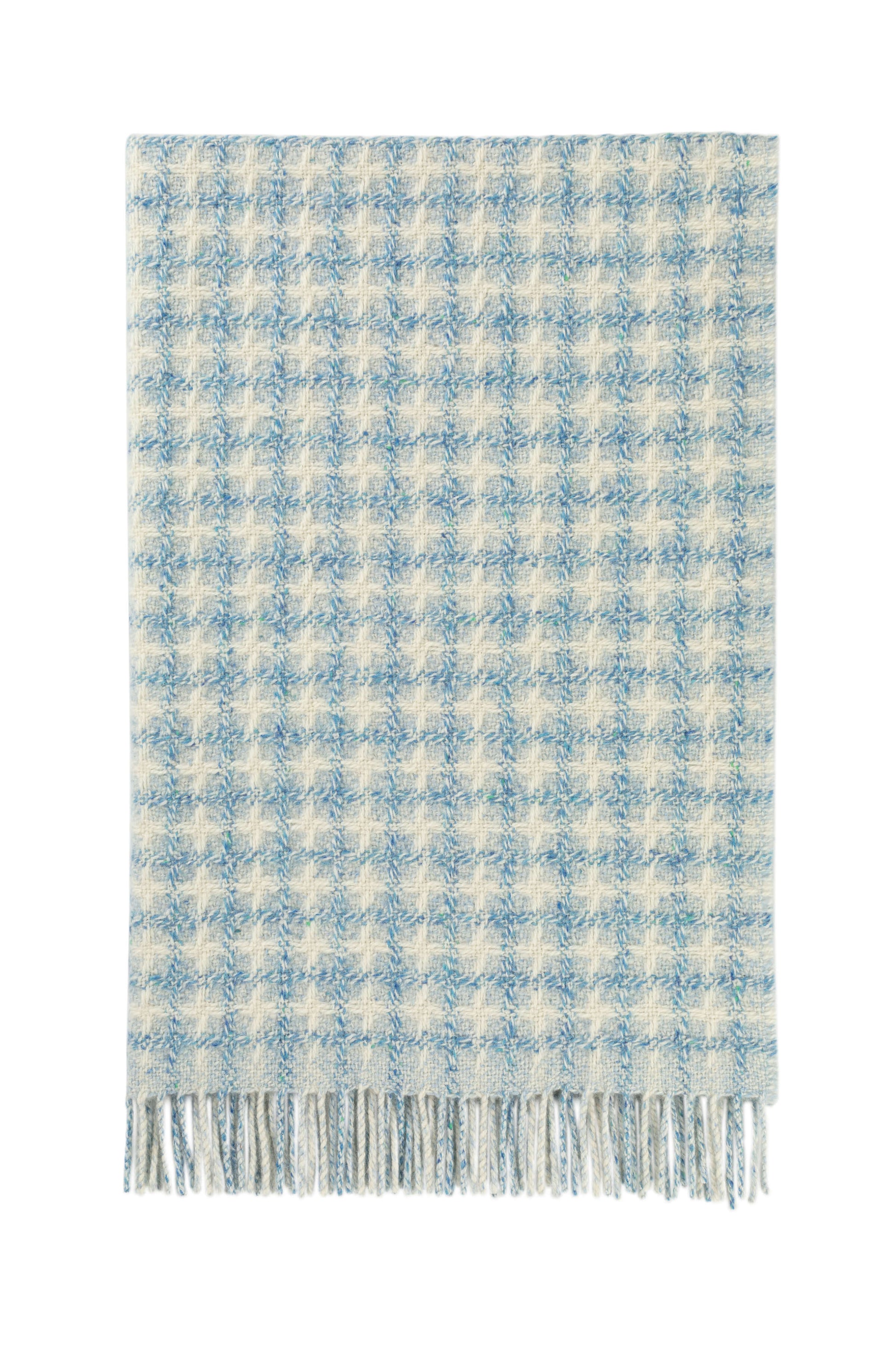 Johnstons of Elgin 2024 Baby Blanket Collection Blue Donegal Cashmere Baby Blanket WA001955RU7540ONE