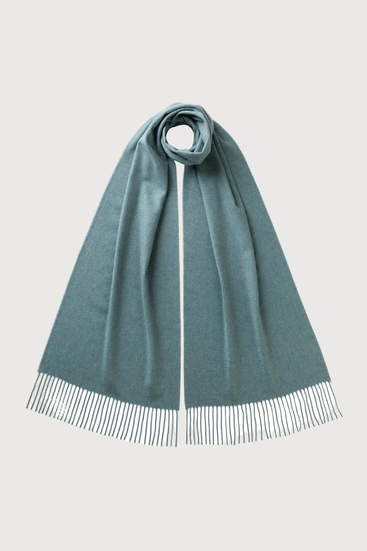 Johnstons of Elgin AW25 Woven Accessories Seascape Seascape Wide Cashmere Scarf WA000057HC4291ONE