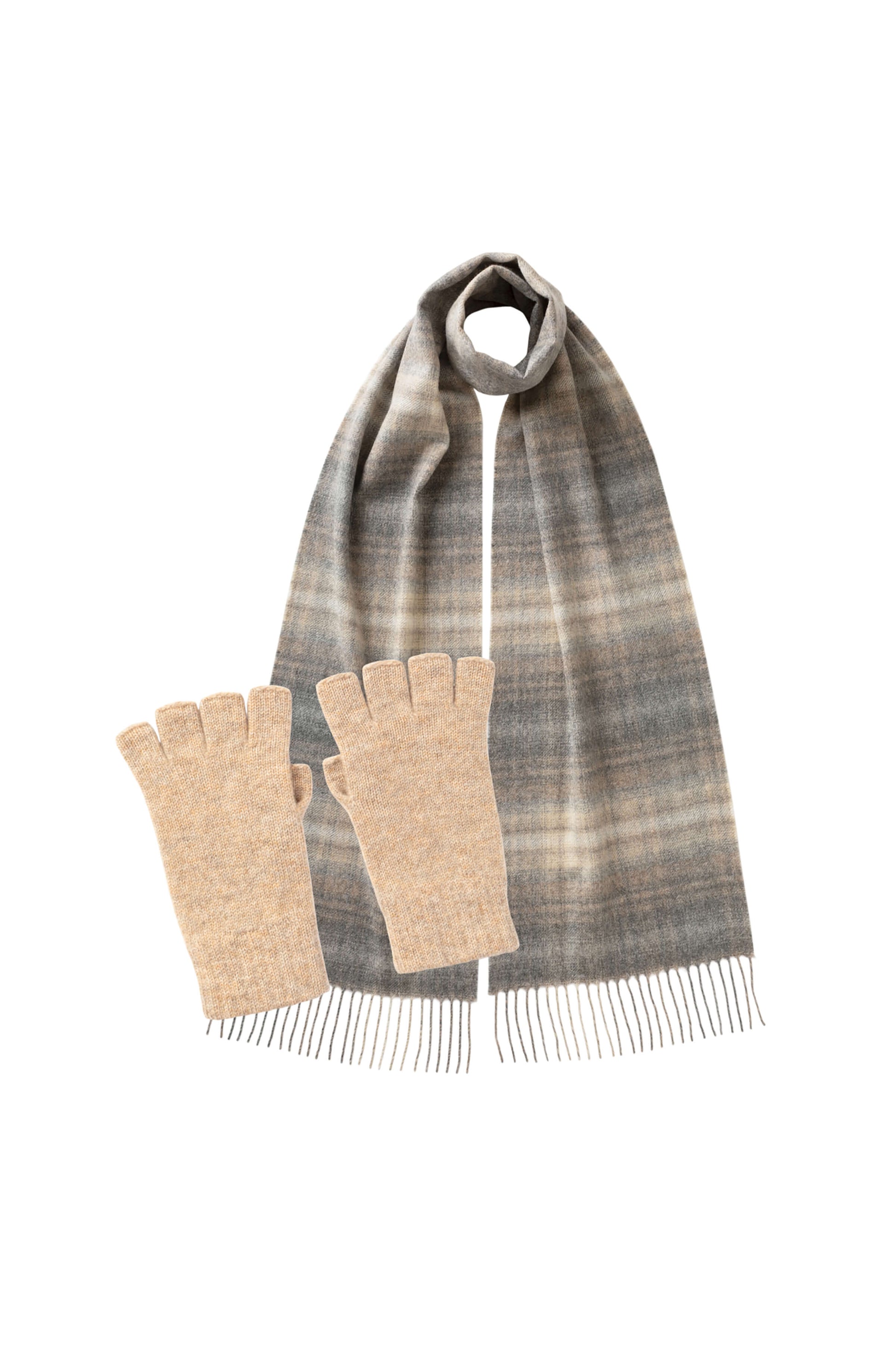 Johnstons of Elgin Cashmere Natural Accessories Gift Set 2025GIFTSET5B