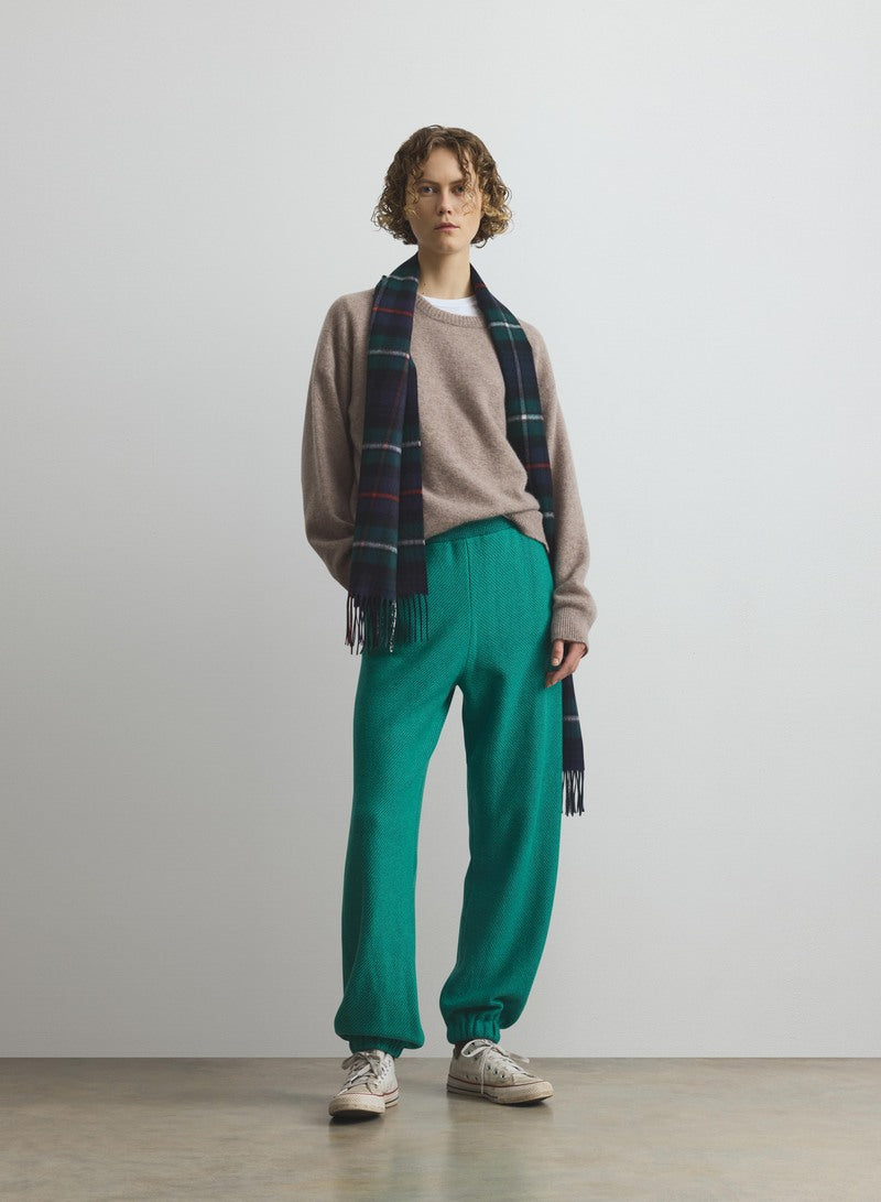 Boyce Brown Brushed Cashmere-Silk Jumper