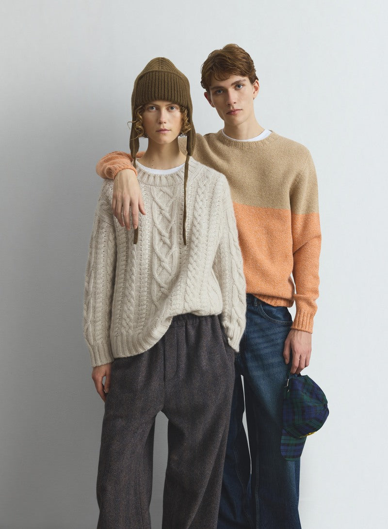 Mabel Natural Aran Cable Cable Jumper