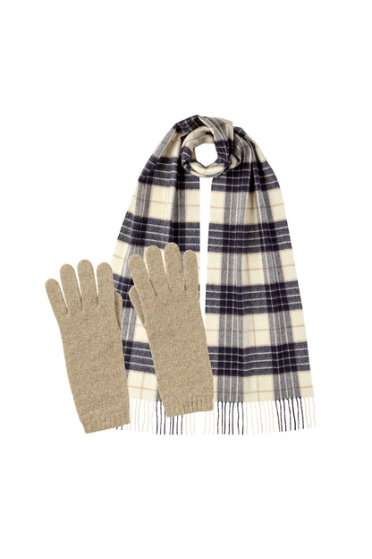 Johnstons of Elgin Women's Knockmore Cashmere Accessories Gift Set 365GIFTSET7B