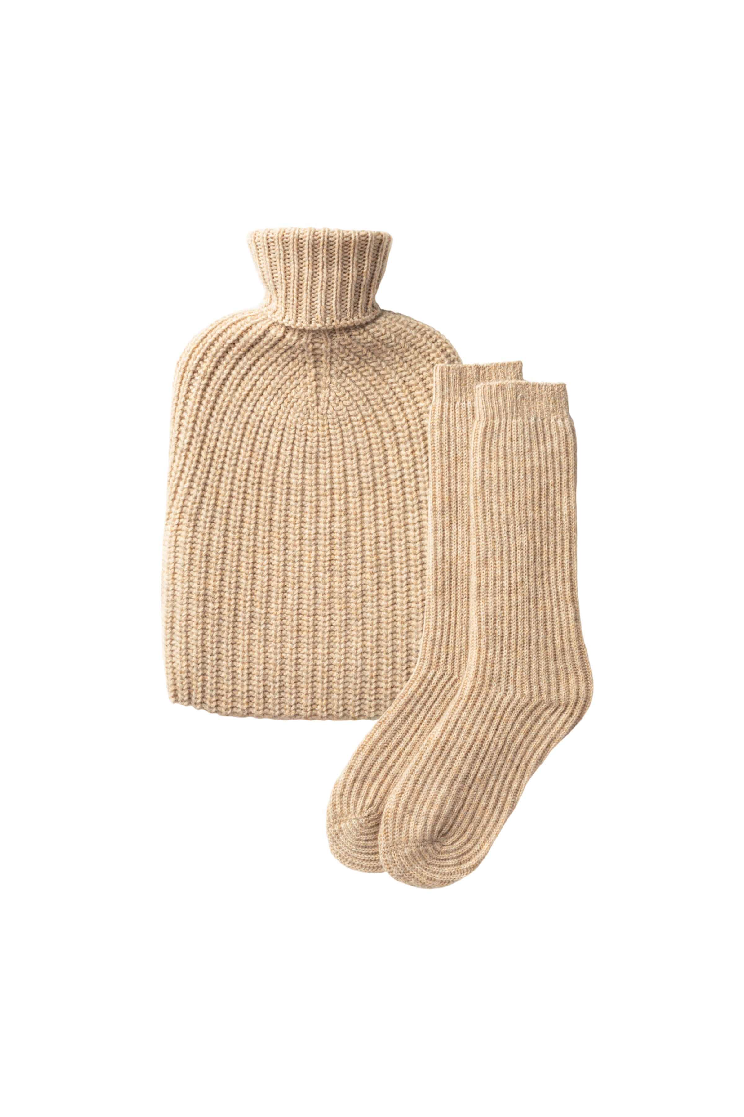 Cashmere Natural Hot Water Bottle Gift Set | Gift Sets | Johnstons
