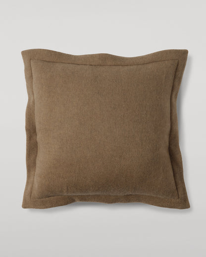 Johnstons of Elgin Made to order Cashmere Cushion in Otter and Natural PA000154RU7621ONE