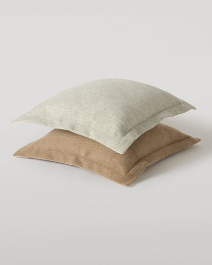 Johnstons of Elgin Made to order Cashmere Cushion in Silver and White   PA000154RU6322ONE