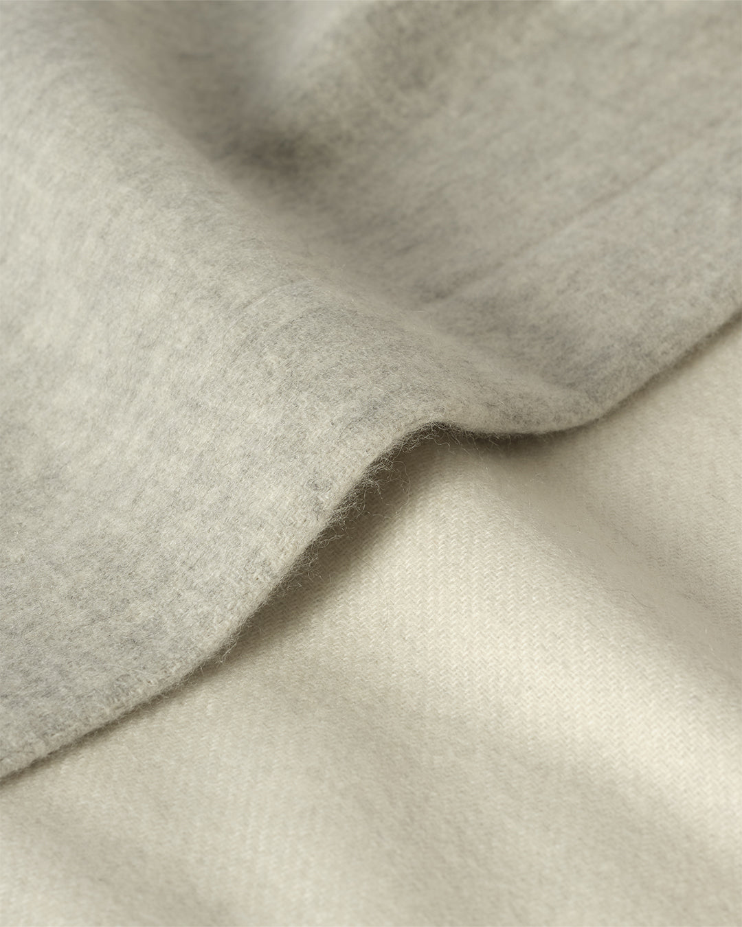 Johnstons of Elgin Made to order Cashmere Blanket available in 4 sizes in Otter & Natural  RU6322ONE