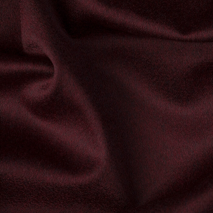 Johnstons of Elgin Fine Cashmere Velour in Wine Red 550765622
