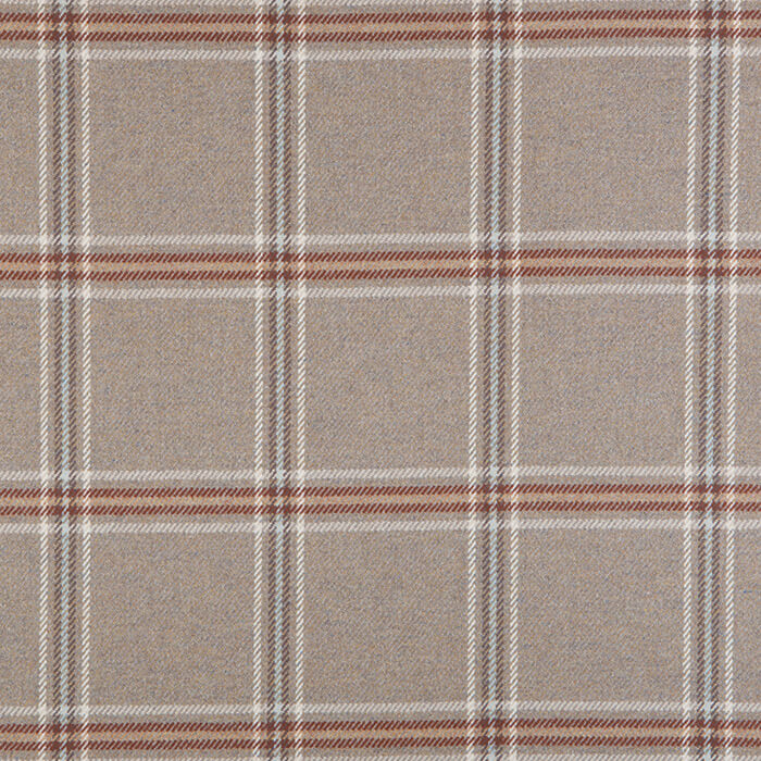 Johnstons of Elgin Strath Canaird Lambswool Fabric in Umber 550648899