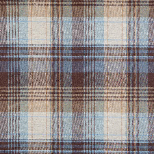 Johnstons of Elgin Glen Isla Lambswool Fabric in Denim 550658882