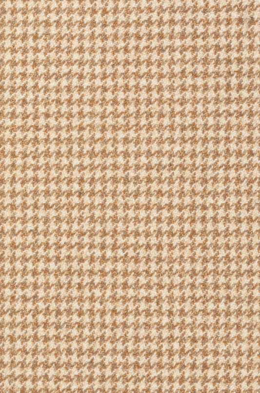 Wool Tweed Houndstooth Barley | Home Furnishings by Johnstons of Elgin CD000730 UJ439334