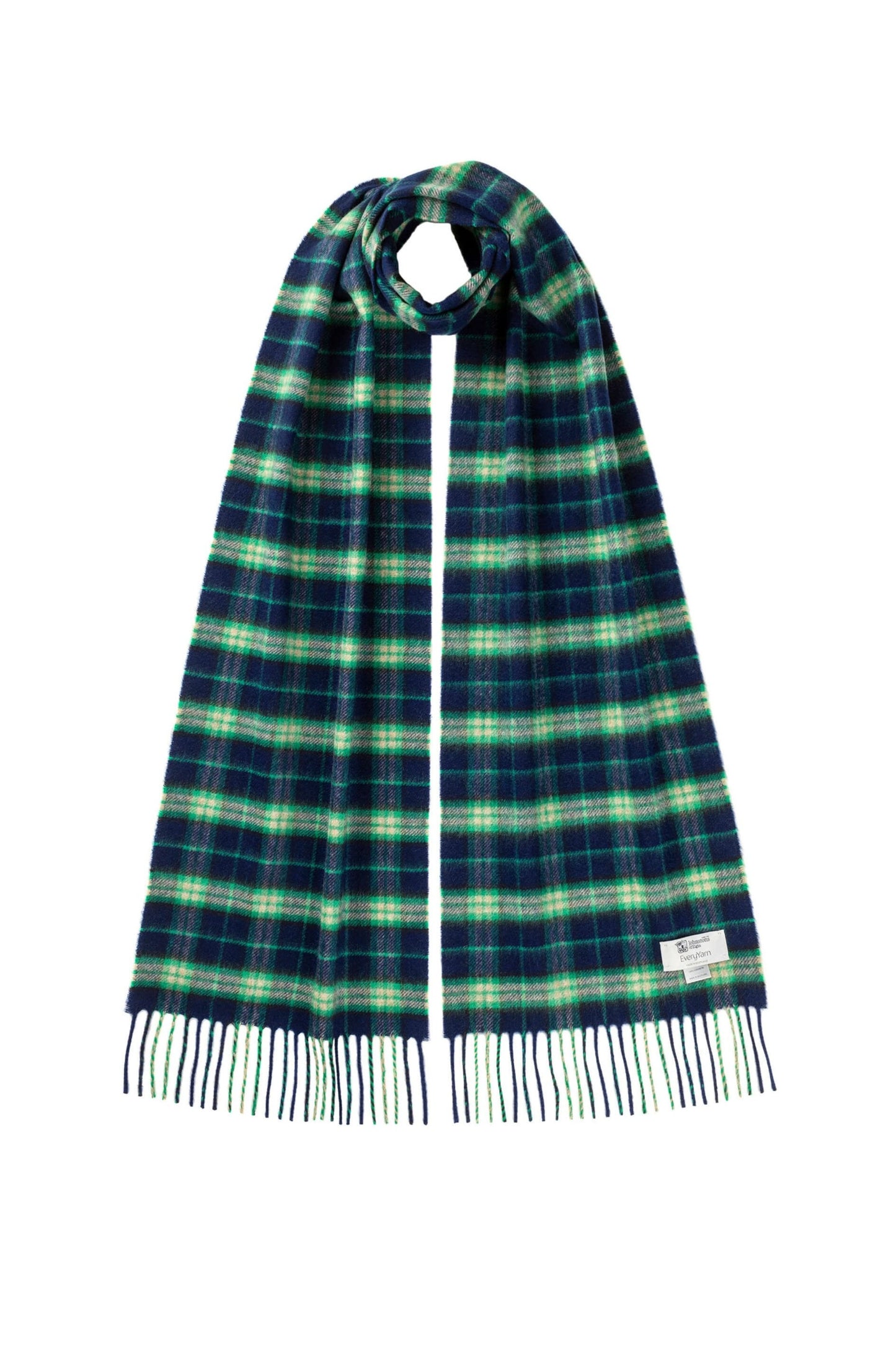 Johnstons of Elgin Pop Check Cashmere Scarf WA0000160182