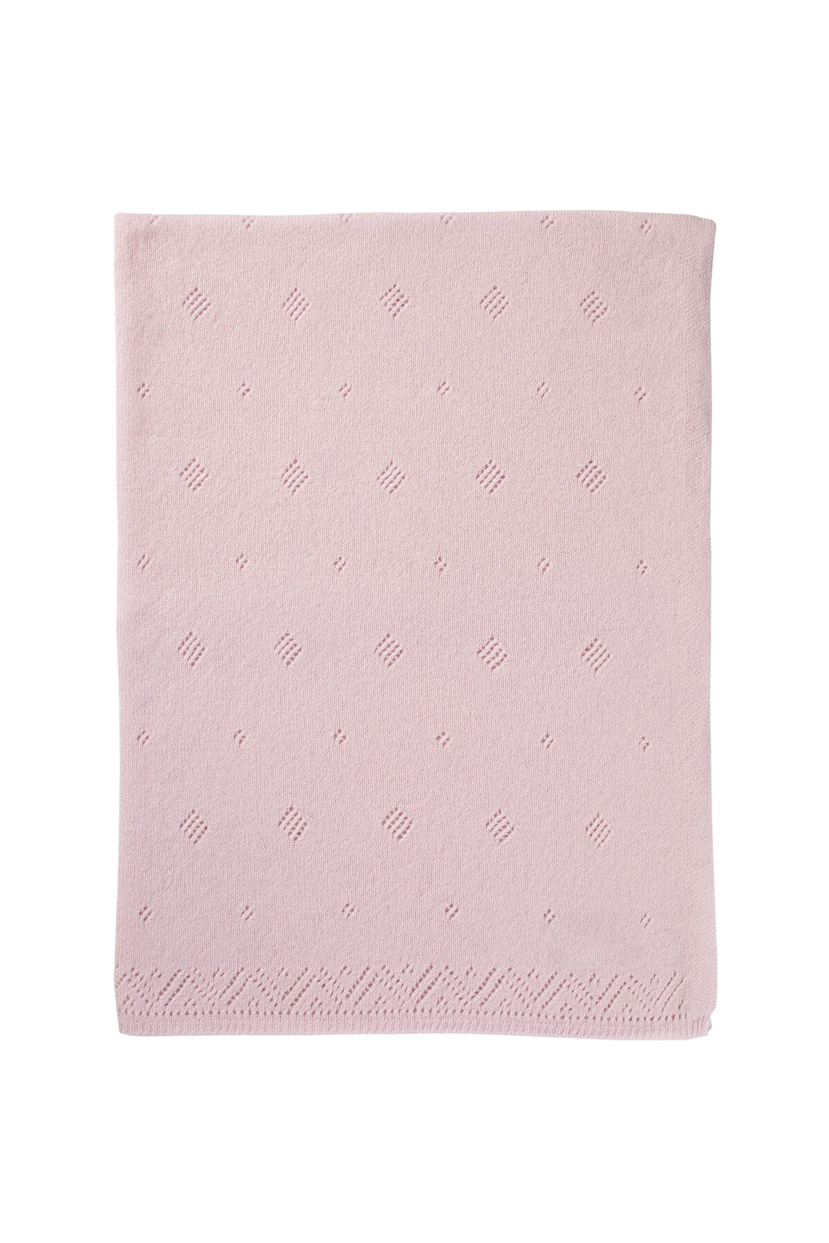 Pointelle Cashmere Blanket