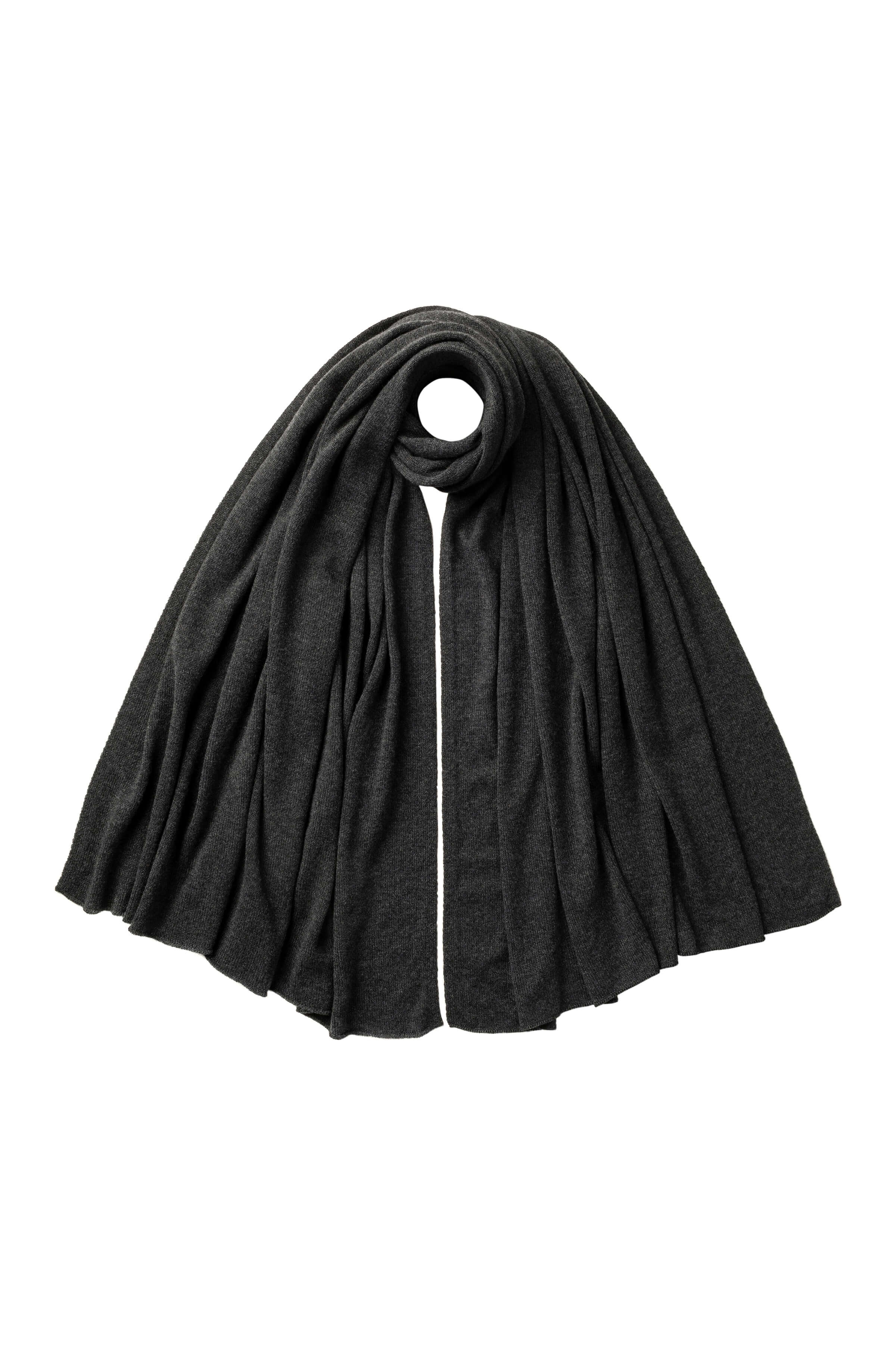 Charcoal Gauzy Cashmere Travel Stole – Johnstons of Elgin