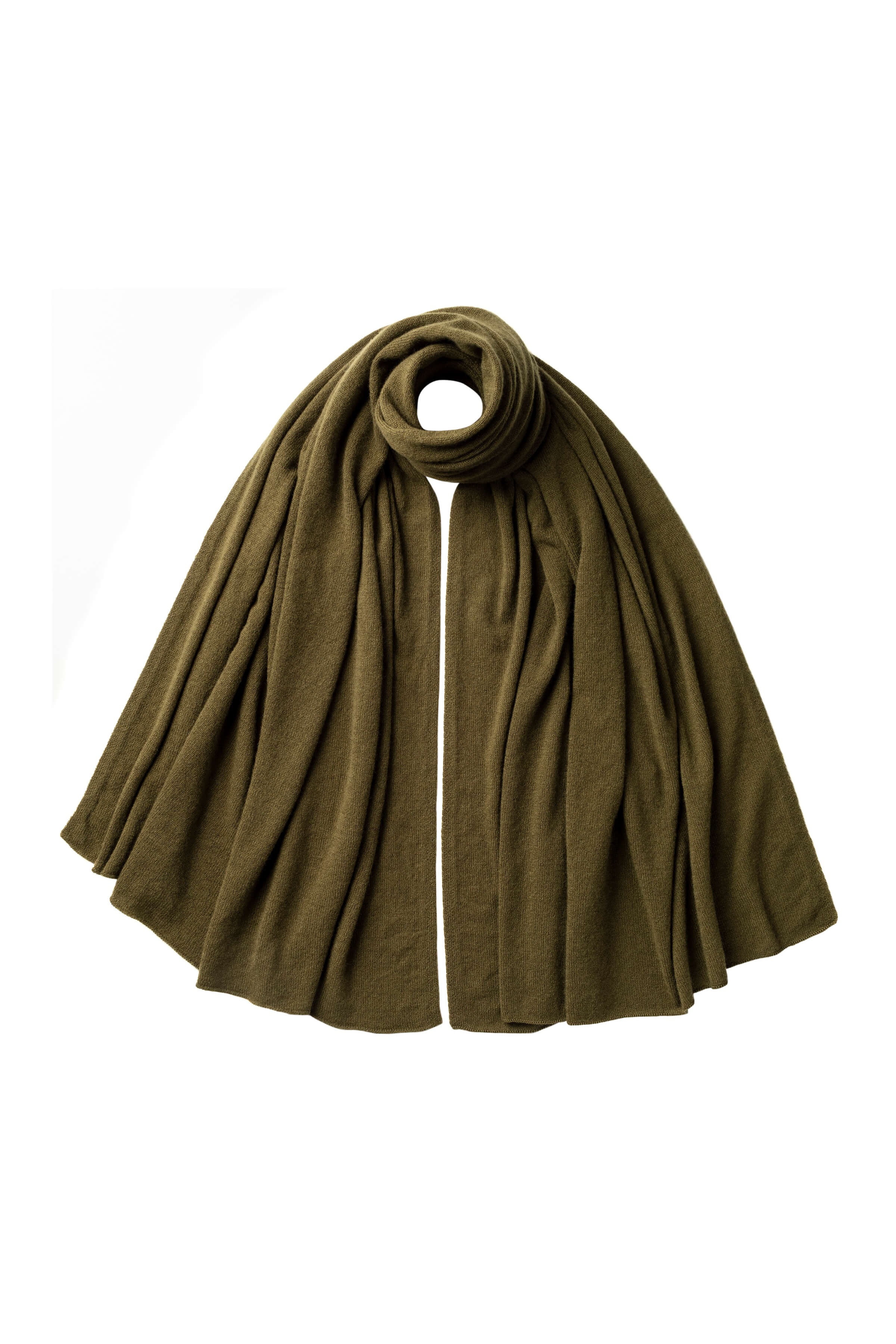 Olive Gauzy Cashmere Travel Stole – Johnstons of Elgin