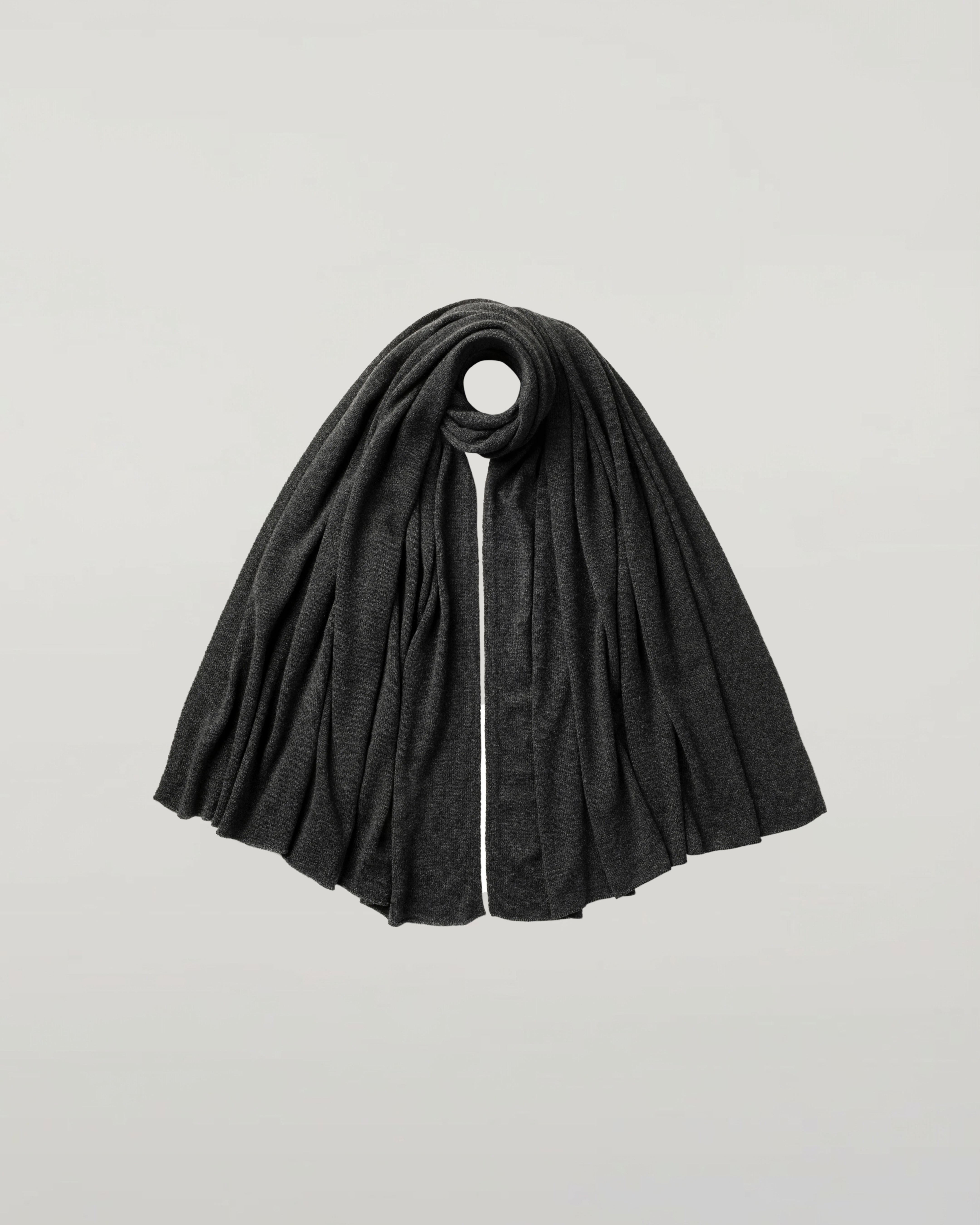 Charcoal Gauzy Cashmere Travel Stole | Cashmere Accessories