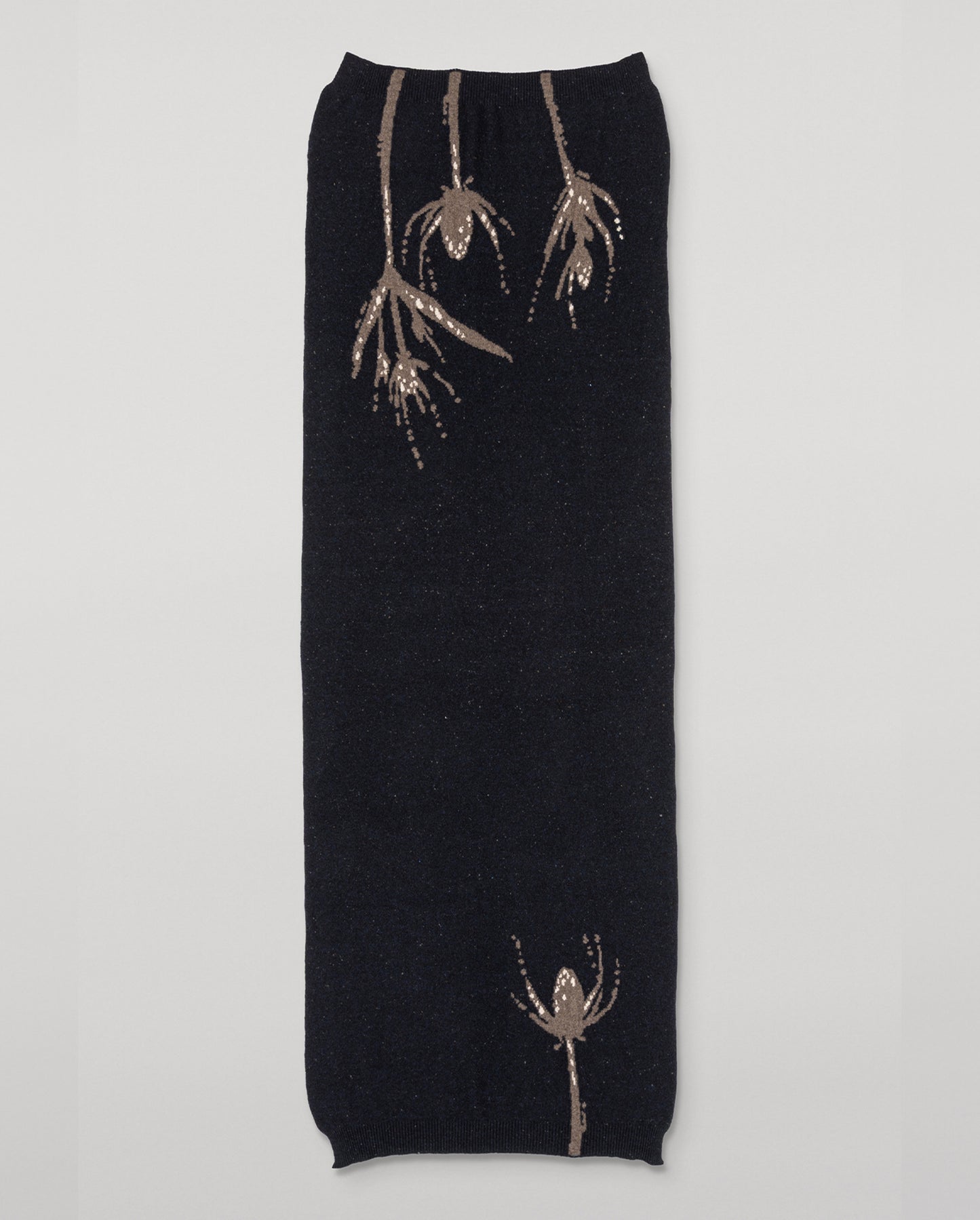 JOHNSTONS OF ELGIN CASHMERE DONEGAL INTARSIA WILD THISTLE WRAP BLUE 100% CASHMERE HAA03645JU1623ONE