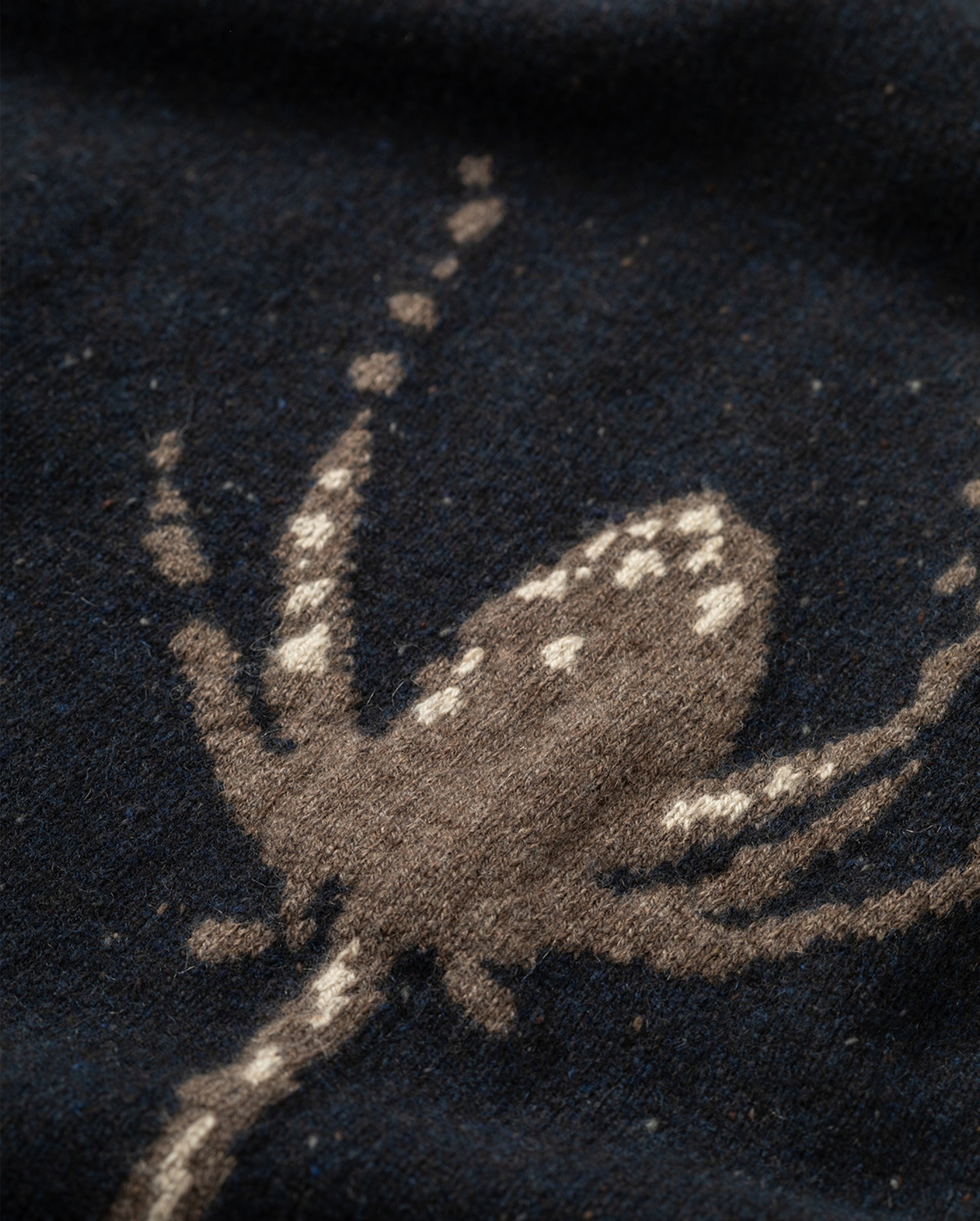 JOHNSTONS OF ELGIN CASHMERE DONEGAL INTARSIA WILD THISTLE WRAP BLUE 100% CASHMERE HAA03645JU1623ONE