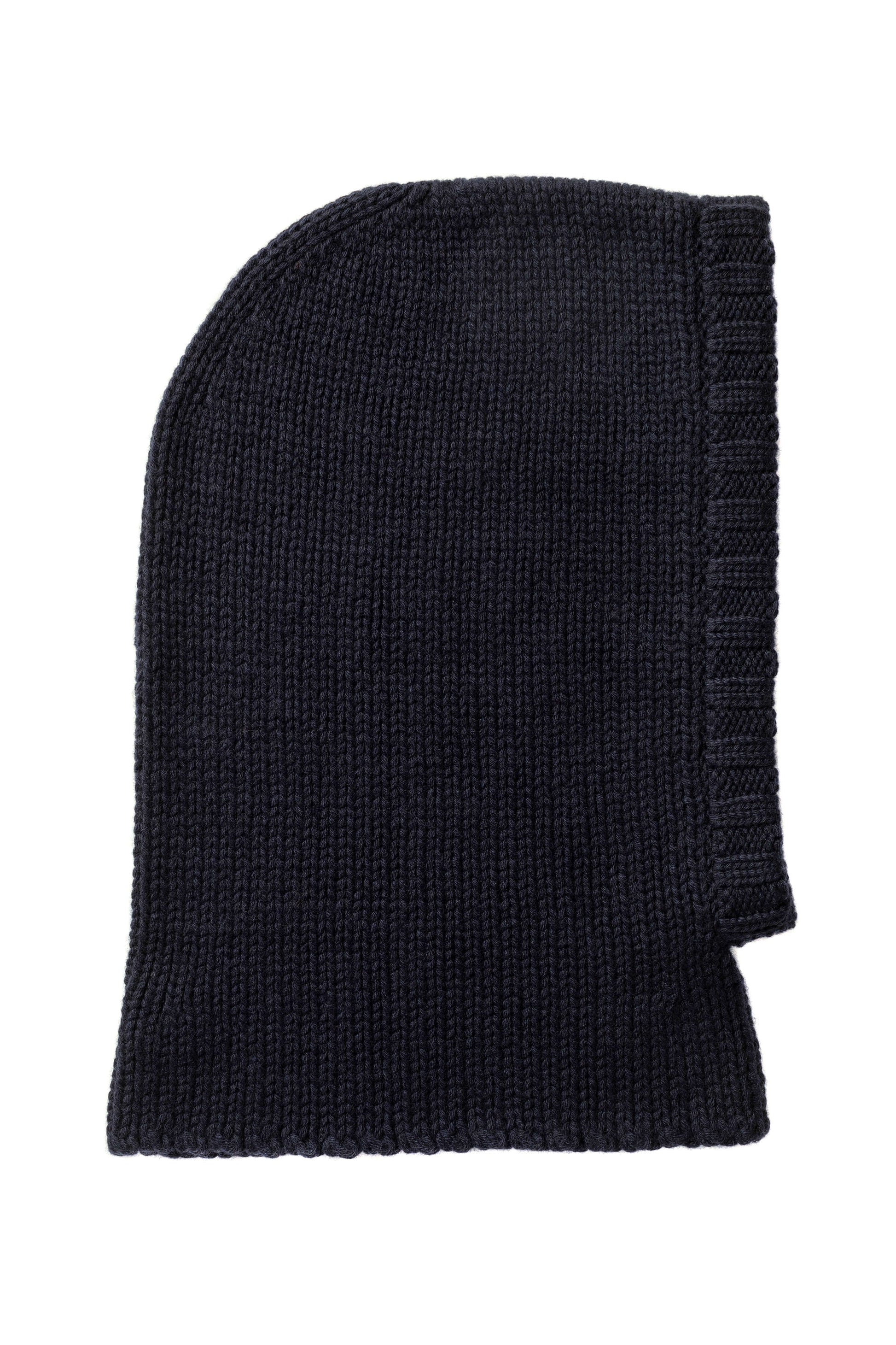 Johnstons of Elgin AW24 Knitted Accessory Dark Navy Luxe Cashmere Snood Hood HAB03405SD7286ONE