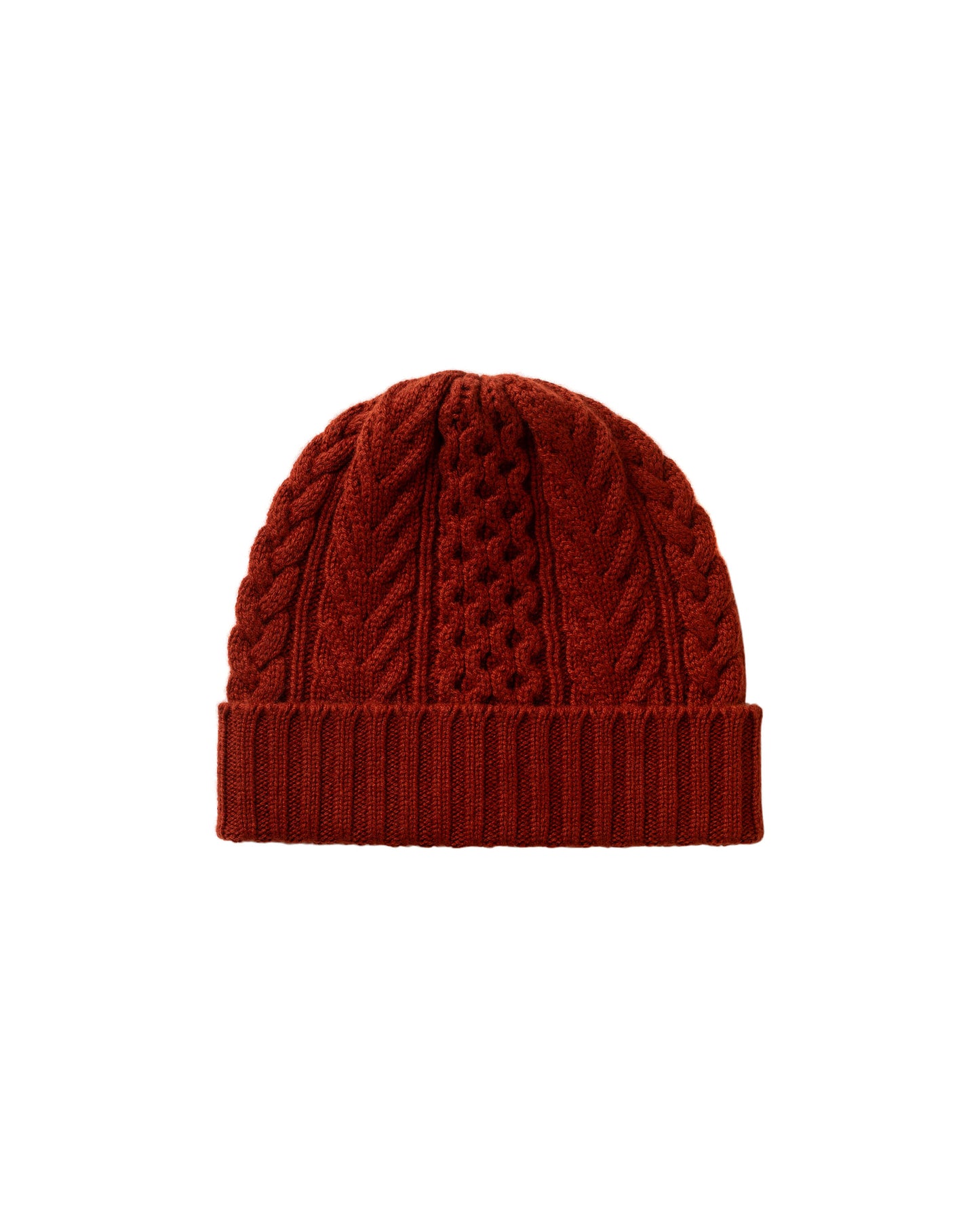 Johnstons of Elgin Aran Cashmere Red Hat 2025GIFTSET8B