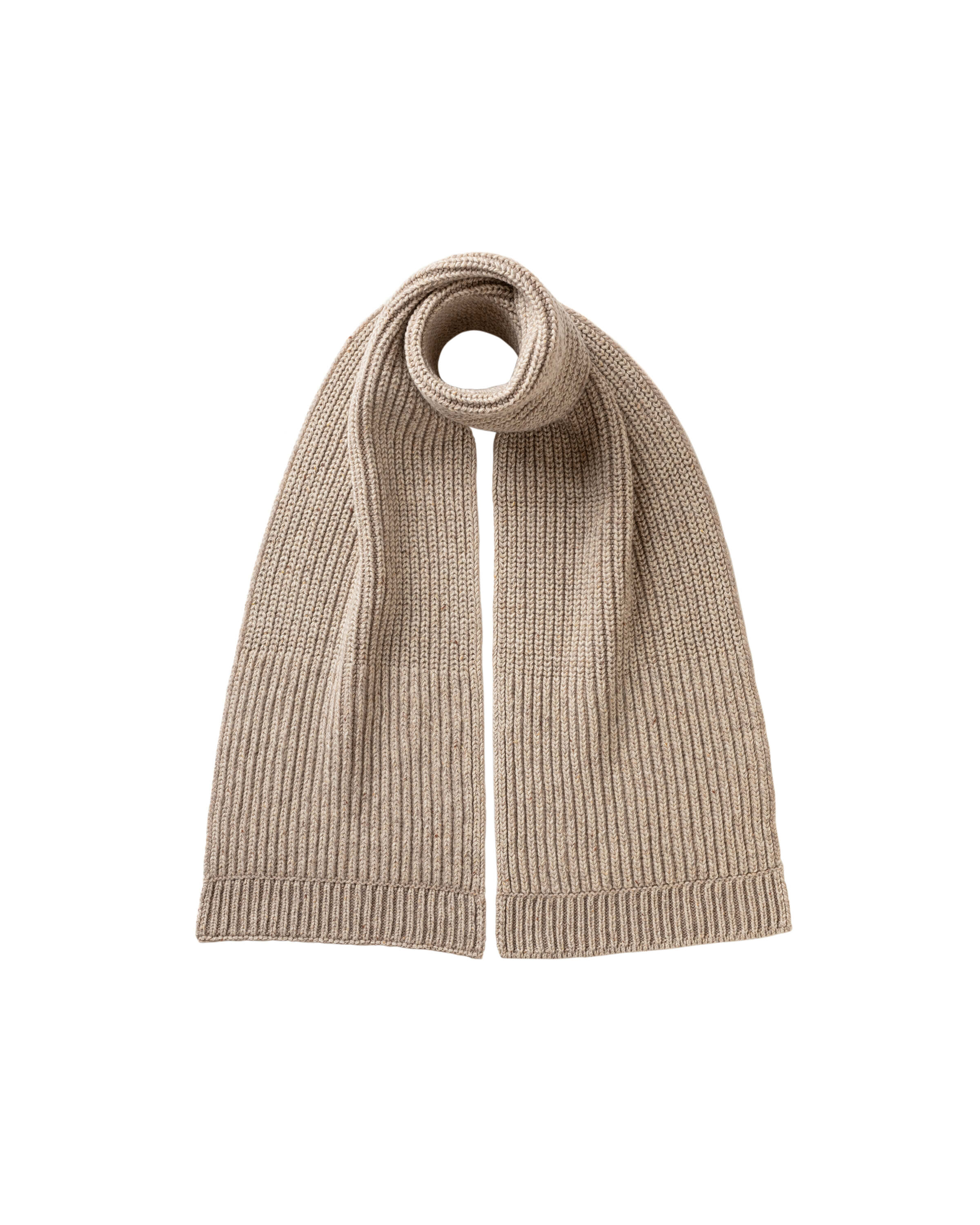 Donegal Cashmere Cream Hat & Scarf Gift Set | Cashmere Accessories
