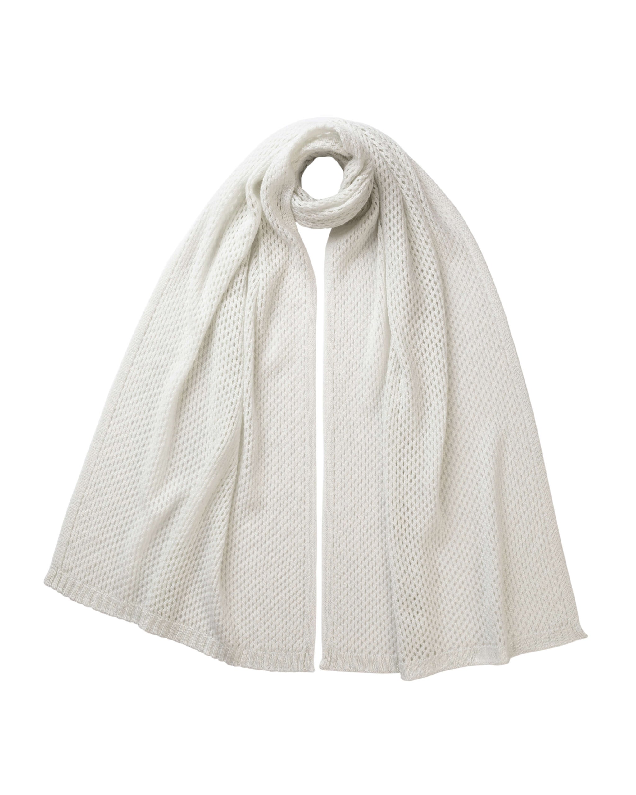 Crochet Cashmere Stole