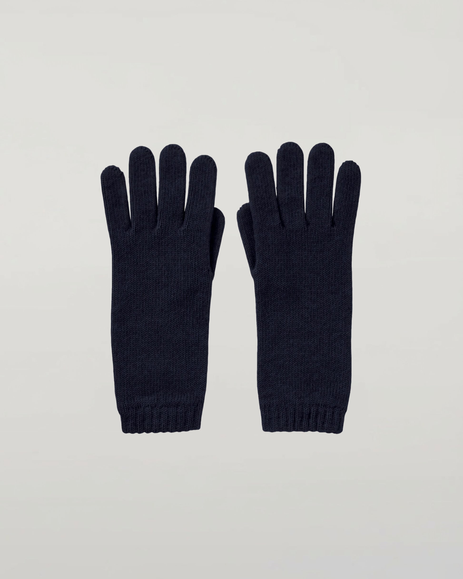 Johnstons of Elgin Knitted Accessory Navy Women's Cashmere Gloves HAD03226SD070752