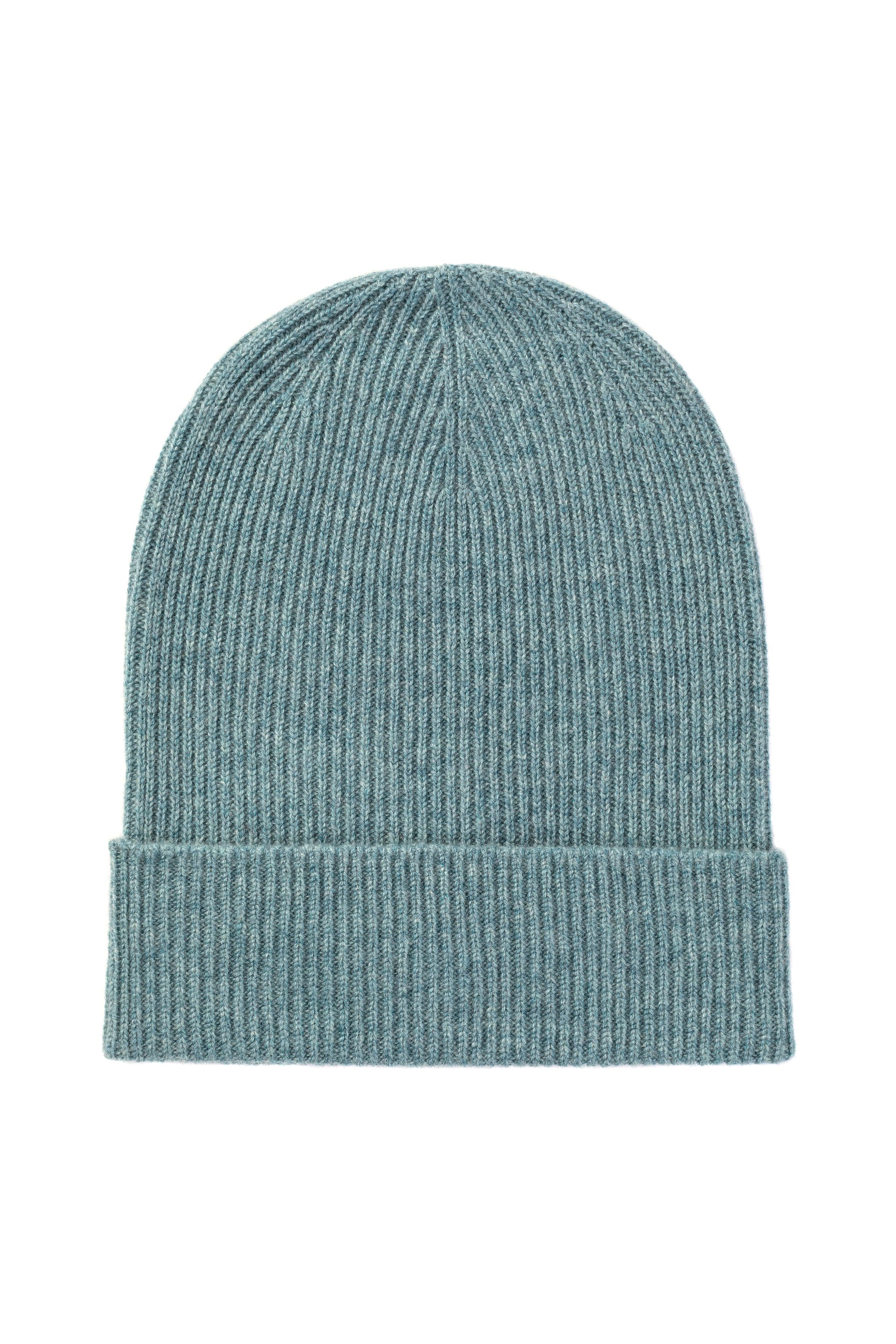 Johnstons of Elgin AW25 Knitted Accessories Seascape Slouchy Cashmere Beanie HAE03325HC0038ONE