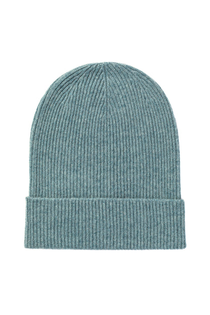 Johnstons of Elgin AW25 Knitted Accessories Seascape Slouchy Cashmere Beanie HAE03325HC0038ONE