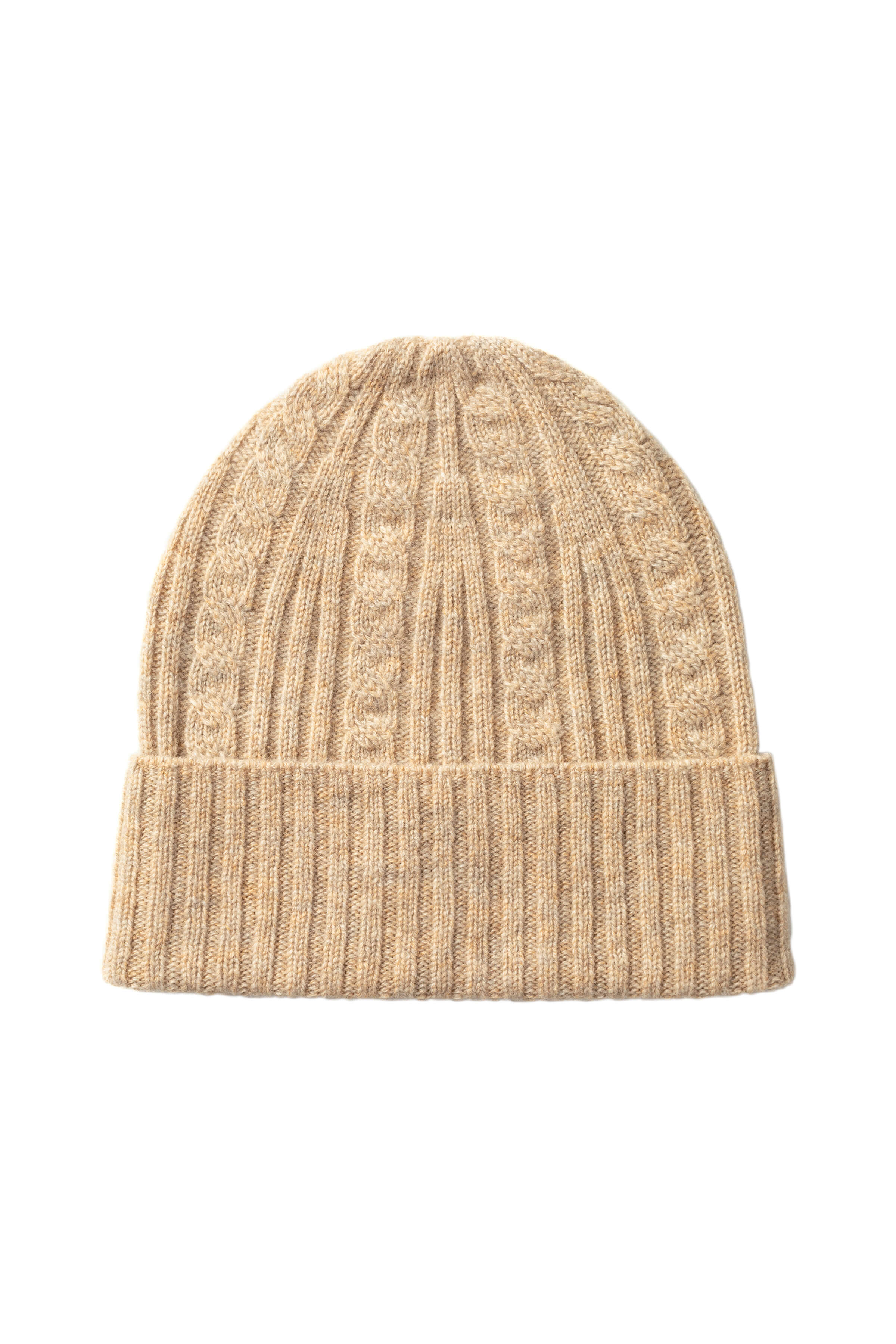 Cable Cashmere Natural Scarf & Hat Gift Set | Cashmere Accessories