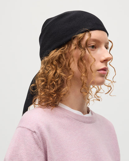 JOHNSTONS OF ELGIN REEL BANDANA BLACK 100% CASHMERE HAE03430SA7210ONE