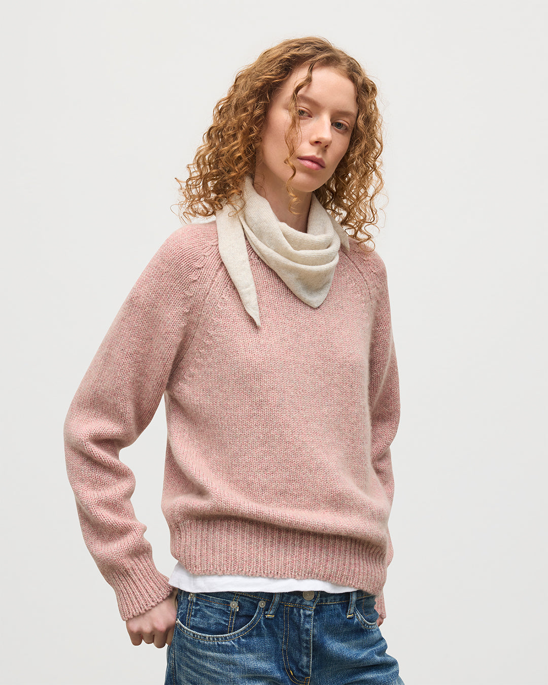 JOHNSTONS OF ELGIN REEL BANDANA 100% CASHMERE HAE03430HA0402ONE