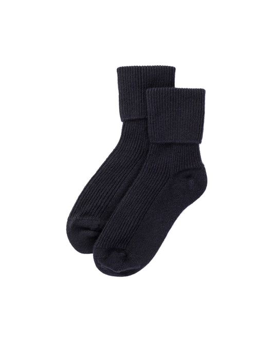 Johnstons of Elgin AW25 Knitted Accessories  Women's Cashmere Lounge Socks HAG02565SD7666ONE