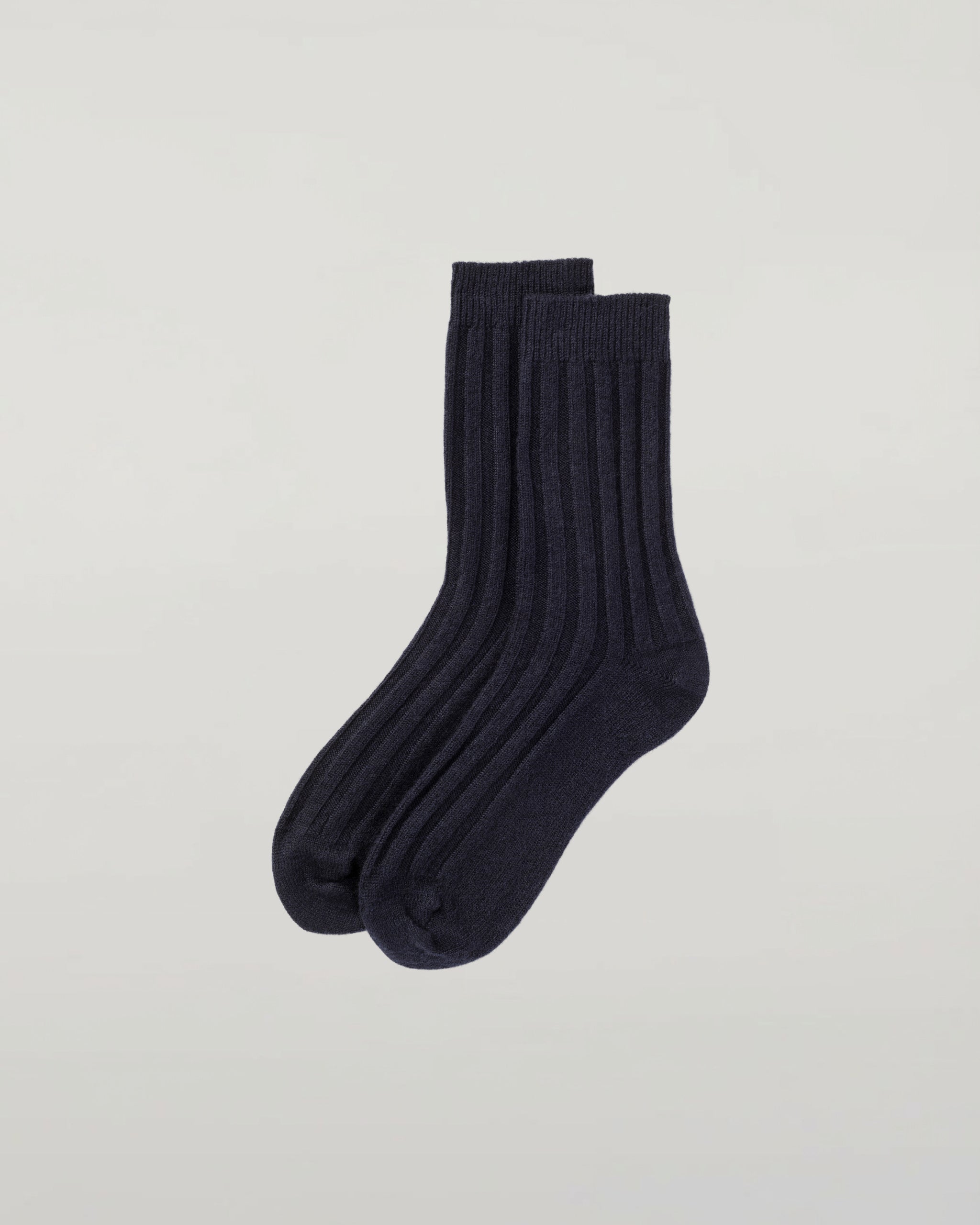 Dark Cashmere Travel Socks