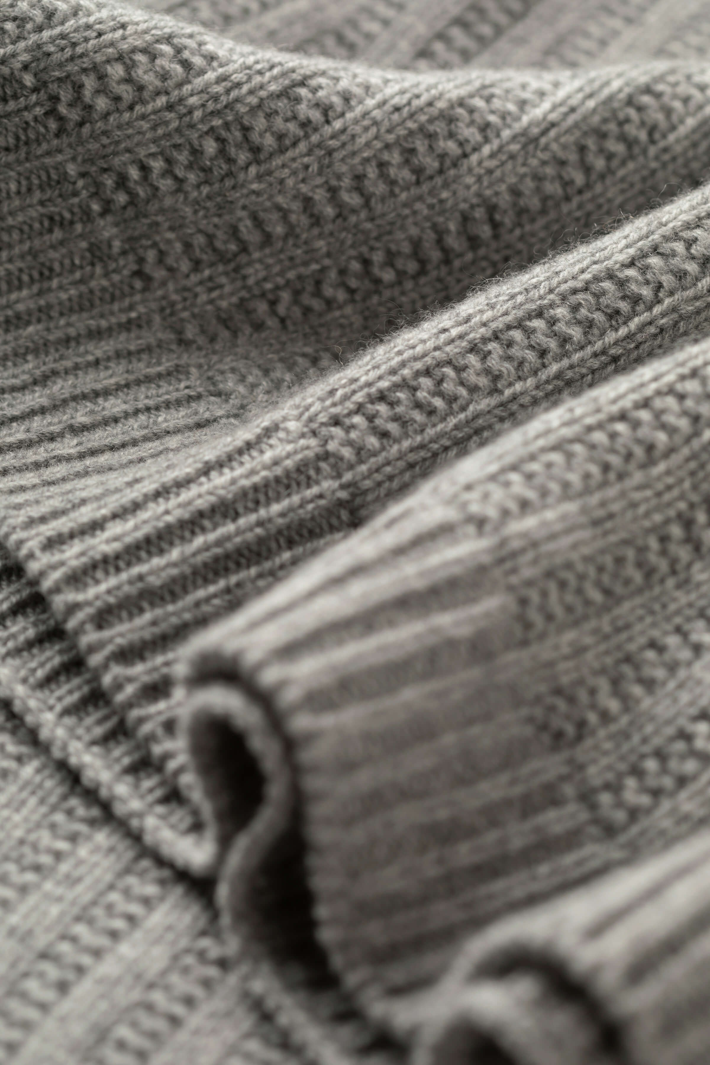 Equine Cashmere Throw - Light Grey main image 1