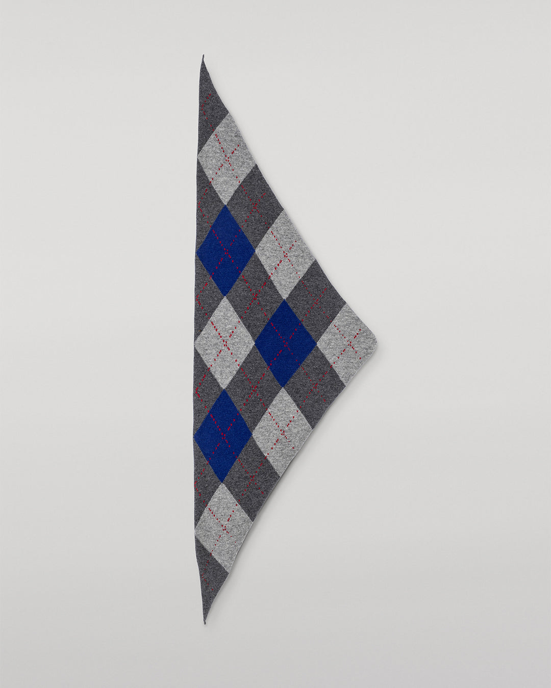 JOHNSTONS OF ELGIN CLAN BANDANA MID GREY 100% CASHMERE HAP03612JU1614ONE