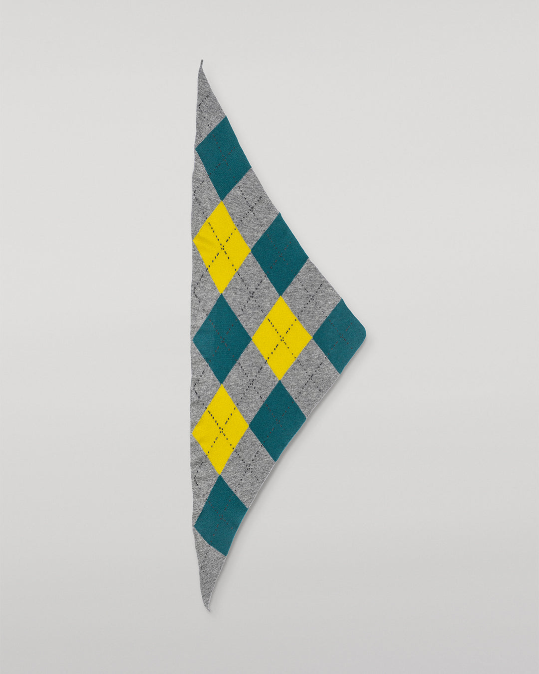 JOHNSTONS OF ELGIN CLAN BANDANA GREY 100% CASHMERE HAP03612JU1615ONE