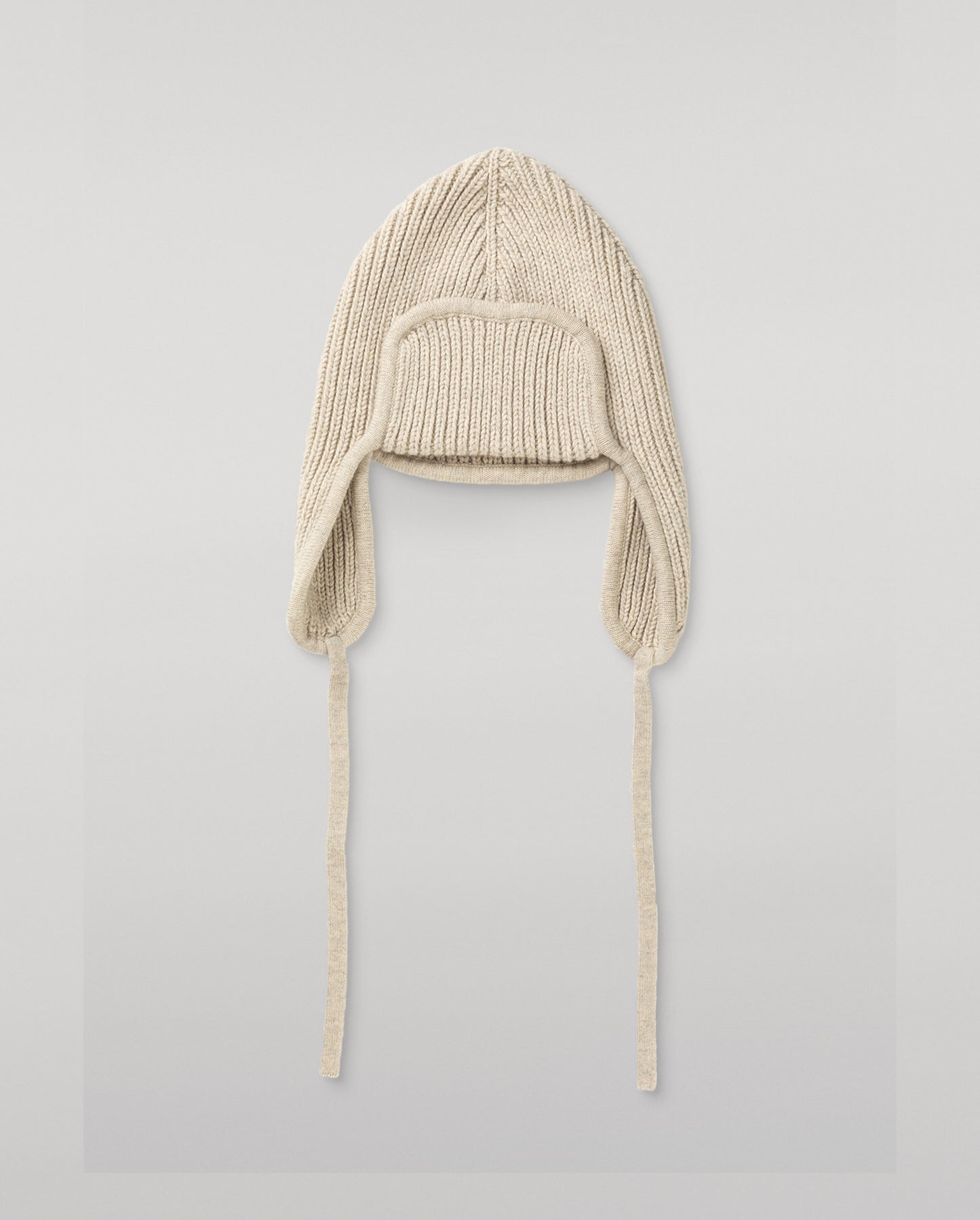 JOHNSTONS OF ELGIN CASHMERE RIBBED DEER STALKER BEANIE NATURAL 100% CASHMERE HAT03646Q26301ONE
